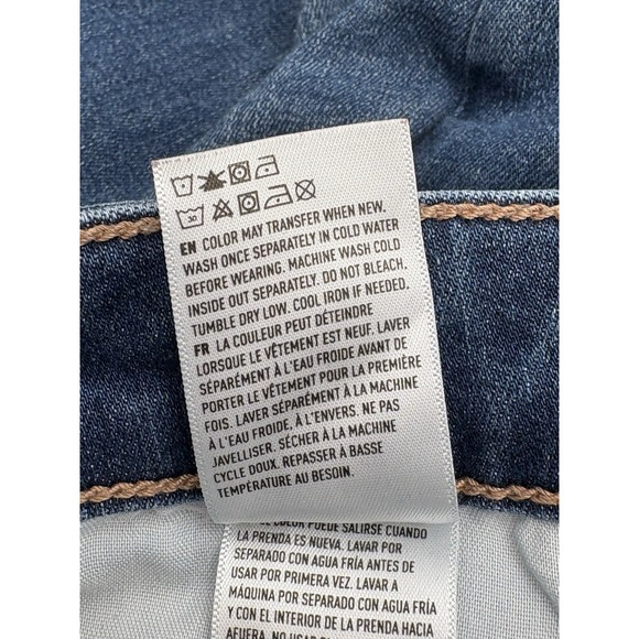 American Eagle Jeans Womens 8 Short Blue Next Level Stretch Jegging Denim Skinny - Picture 8 of 8